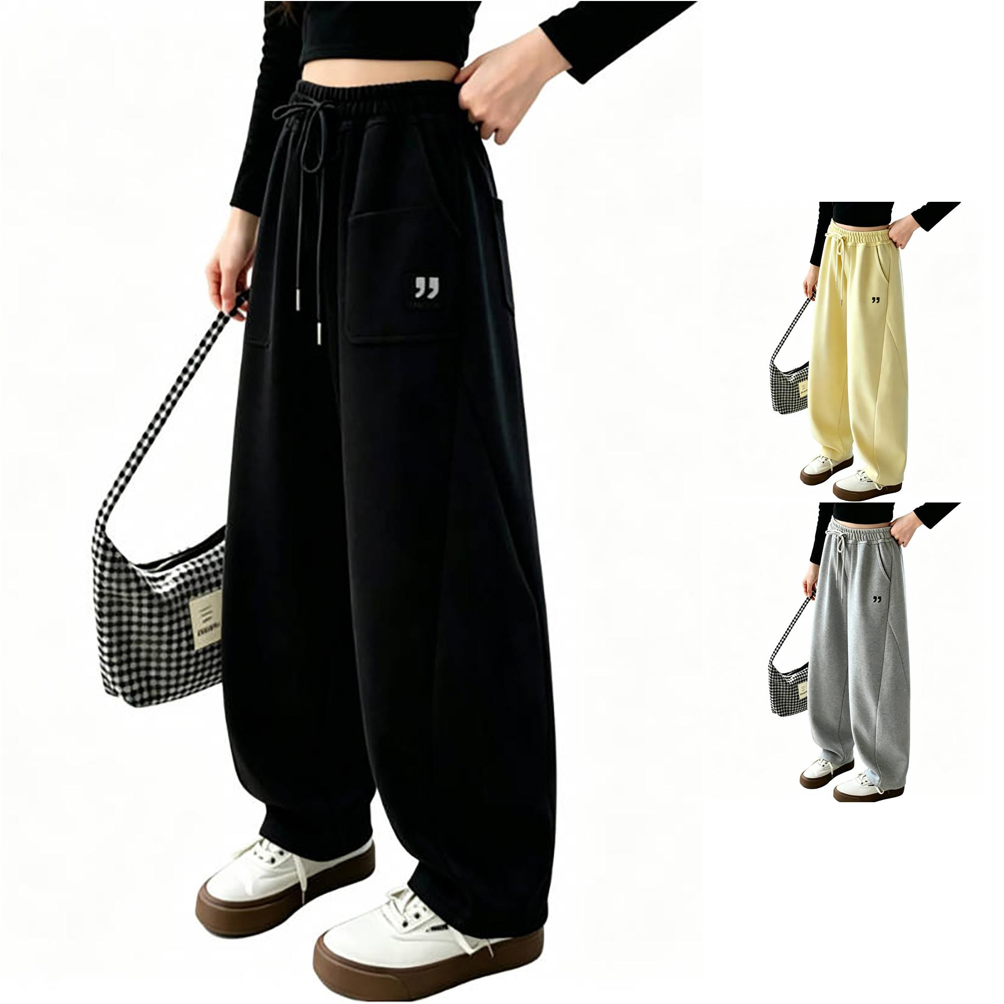 XINXIAOO Girls Boys Uniform Pants Elastic Waist School Trousers Formal Girls Boys Back to School Clothes Boys Girls Clothes Size 12-13 Years