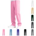 thumbnail image 1 of XINXIAOO Girls Hiking Sweatpants Casual Elastic Waist Wide Leg Pants with Pockets Girls 9-10 Years Clothes, 1 of 9