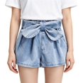 thumbnail image 1 of XINXIAOO Girls Jean Shorts Relaxed Fit High Waist Denim Shorts with Pockets Summer Trendy Fashion Denim Shorts Kids Girls Shorts Size 6-7 Years, 1 of 4