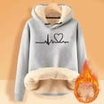 thumbnail image 1 of XINXIAOO Hoodies Sweatshirt for Women Long Sleeve Hoodie Lightweight Pullover for Women Soft Hoodie Light Gray Crewneck Sweatshirt Fall Fashion for Women Clothes for Women, 1 of 3