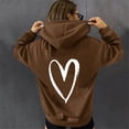 thumbnail image 1 of XINXIAOO Hoodies Sweatshirt for Women Long Sleeve Hoodie Pullover Hoodies Graphic Hoodies for Women Coffee Sweatshirts for Women Womens Clothes Trendy Fall 2025 Preppy Teen Clothes, 1 of 4
