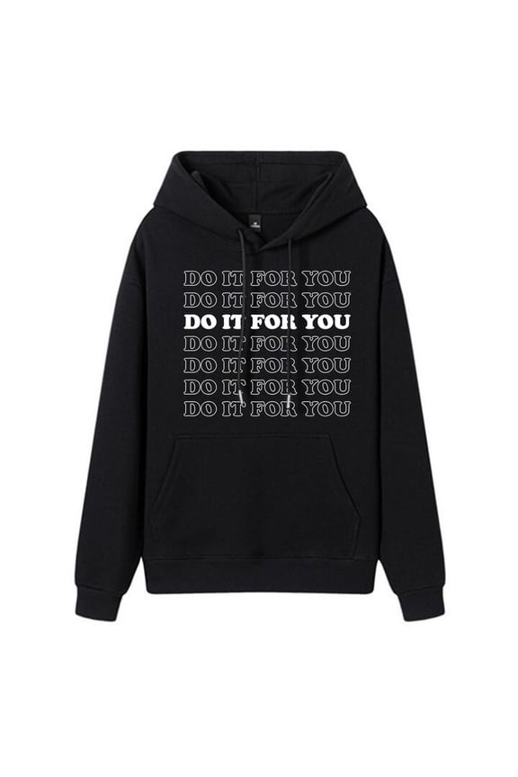 Hoodies Sweatshirt for Women Long Sleeve Hoodie Pullover Sweatshirt Graphic Hoodie Black Womens Jacket Fall Fashion Trending Fashion