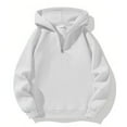thumbnail image 1 of XINXIAOO Hoodies Sweatshirt for Women Long Sleeve Zip up Hoodie Women Cozy Sweatshirts for Women White Hooded Sweatshirt Fall Tops Street Style, 1 of 2