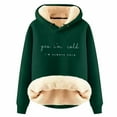 thumbnail image 1 of XINXIAOO Hoodies for Women Long Sleeve Pullover Sweatshirts Baggy Hoodies Dark Green Sweatshirt Women Womens Fall Fashion 2025 Trendy Clothes for Teen Girls, 1 of 4