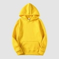 thumbnail image 1 of XINXIAOO Hoodies for Women Long Sleeve Hoodie Pullover Hoodie Cute Hoodies Yellow Hoodies Woman Womens Fall Sweatshirts Street Style, 1 of 4