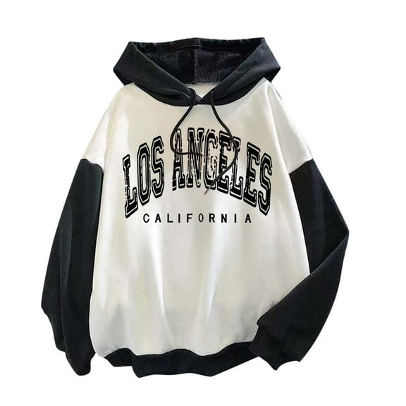 XINXIAOO Hoodies for Women Long Sleeve Womens Pullover Sweatshirts Cute Hoodies Black Hoodie Fall Sweatshirt Womens Trendy Clothes