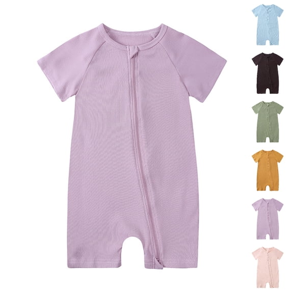 XINXIAOO Clothes Comfortable Short Sleeve Bodysuits Romper Summer Outfit 3-6 Months Baby Boy Clothes