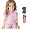 thumbnail image 1 of XINXIAOO Kids Boys Girls 2-Piece Set Short Sleeve Top and Shorts Quick Dry 9-10 Years Clothes Boys, 1 of 4