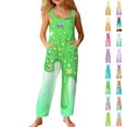 thumbnail image 1 of XINXIAOO Kids Girls Boys Summer Sleeveless Jumpsuits Casual Long Jumpsuit with Pockets 5-6 Years Girls Clothes, 1 of 7