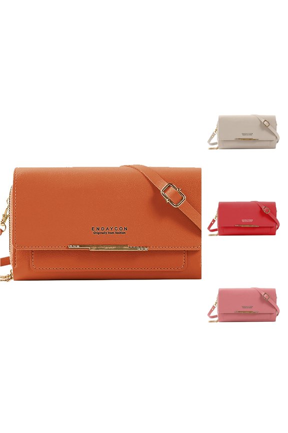 Korean Style Women's Clutch Wallet, Multifunctional Medium Long Purse