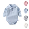 thumbnail image 1 of XINXIAOO Baby Clothes Soft Long Sleeve Bodysuits Romper Outfit Baby Girl Bodysuit 3-6 Months, 1 of 3