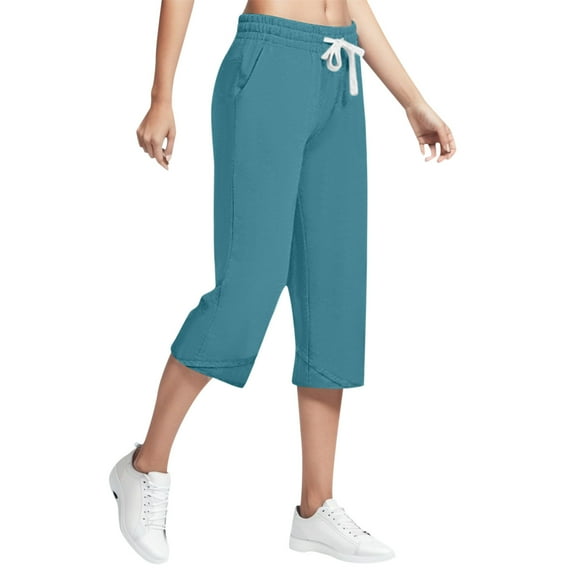 XINXIAOO Pants for Women Woman Pants Casual Blue Trousers for Women Workout Pants Women Loose Fit Wide Leg Cargo Pants for Women Fall Pants