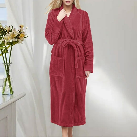 XINXIAOO Robes For Women Long Cloth Robes For Women Plus Size Bathrobe Women's Robes Japanese Kimonos for Women plus Size Womens Housecoats Zipper Front Ladies Robe Fuzzy Robe for Women with Hood 2x