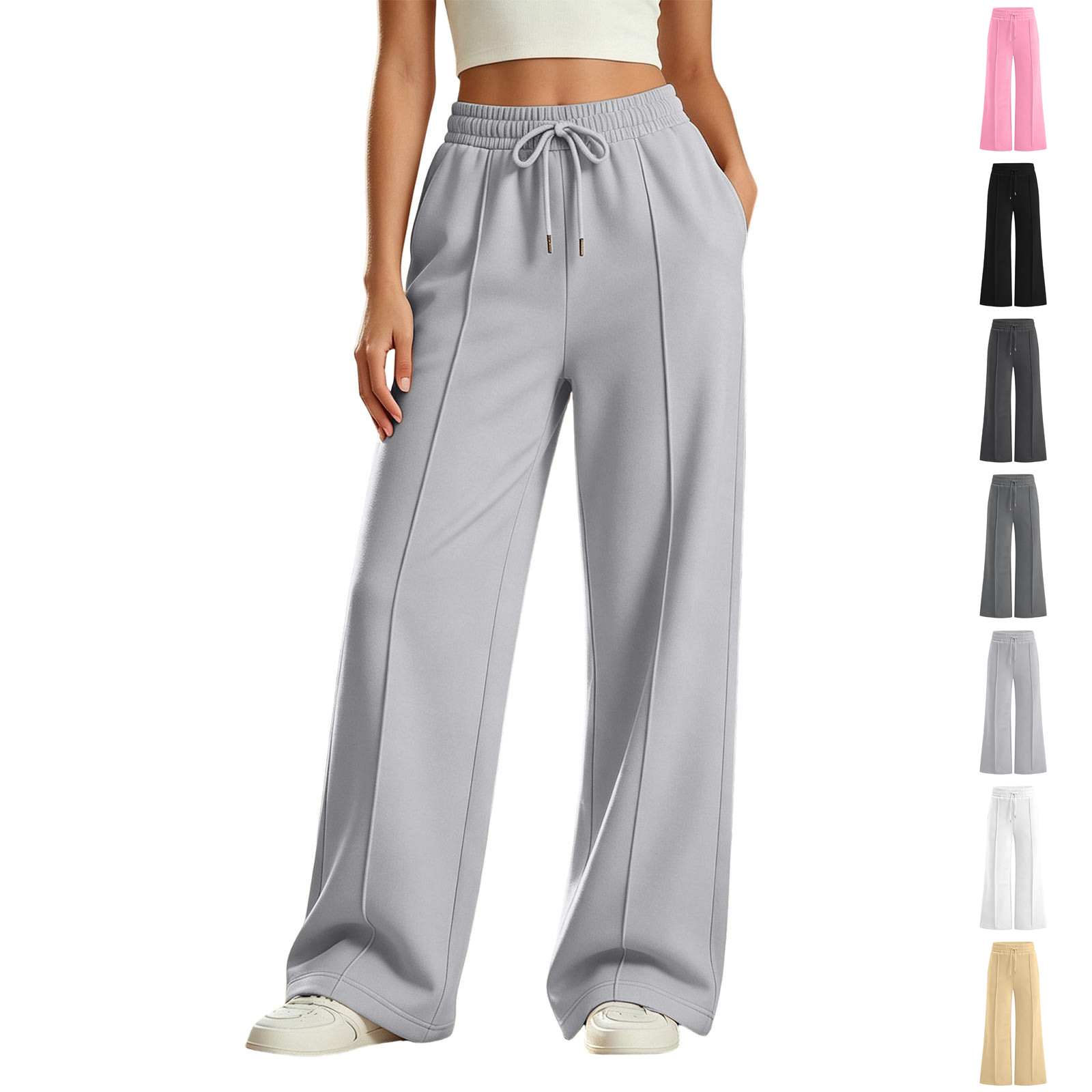 XINXIAOO School Uniform Pants for Girls Boys Straight Leg Trousers with Pockets Dreesy Back to School Clothes Size 13-14 Years Boys Girls Clothes