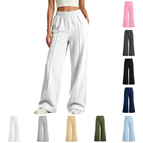 XINXIAOO School Uniforms for Boys Girls Straight Leg Casual Pants Lightweight Back to School Clothes for Boys Girls 13-14 Years Girls Boys Pants