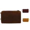 thumbnail image 1 of XINXIAOO Small Suede Leather Crossbody Purse, Adjustable Strap Shoulder Bag for Women, 1 of 5