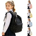 thumbnail image 1 of XINXIAOO Student Backpack with Heart Print, Large Capacity Daily School Bag, 1 of 5