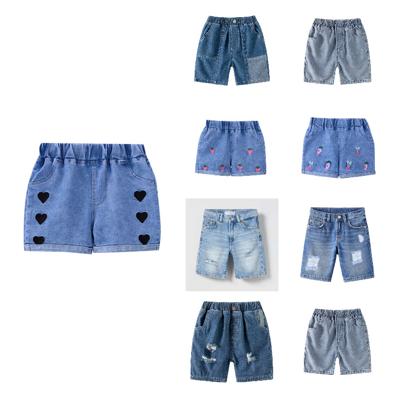 XINXIAOO Toddler Baby Girls Boys Denim Shorts Summer Casual Cargo Shorts 6-12 Months