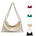 thumbnail image 1 of XINXIAOO Trendy Silk Shoulder Bag with Zip Design, Elegant Work Companion for Women, 1 of 6