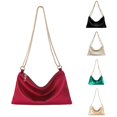 thumbnail image 1 of XINXIAOO Trendy Silk Shoulder Bag with Zip Design, Elegant Work Companion for Women, 1 of 4