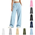 thumbnail image 1 of XINXIAOO Uniform Pants for Girls Boys Straight Leg Pants for School Casual Back to School Clothes for Boys Girls Girls Boys Dress Pants Size 11-12 Years, 1 of 8