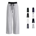 thumbnail image 1 of XINXIAOO Uniform Pants for Boys Girls Straight Leg Trousers with Pockets Comfort Back to School Clothes Girls Boys Size 9-10 Years Pants, 1 of 6