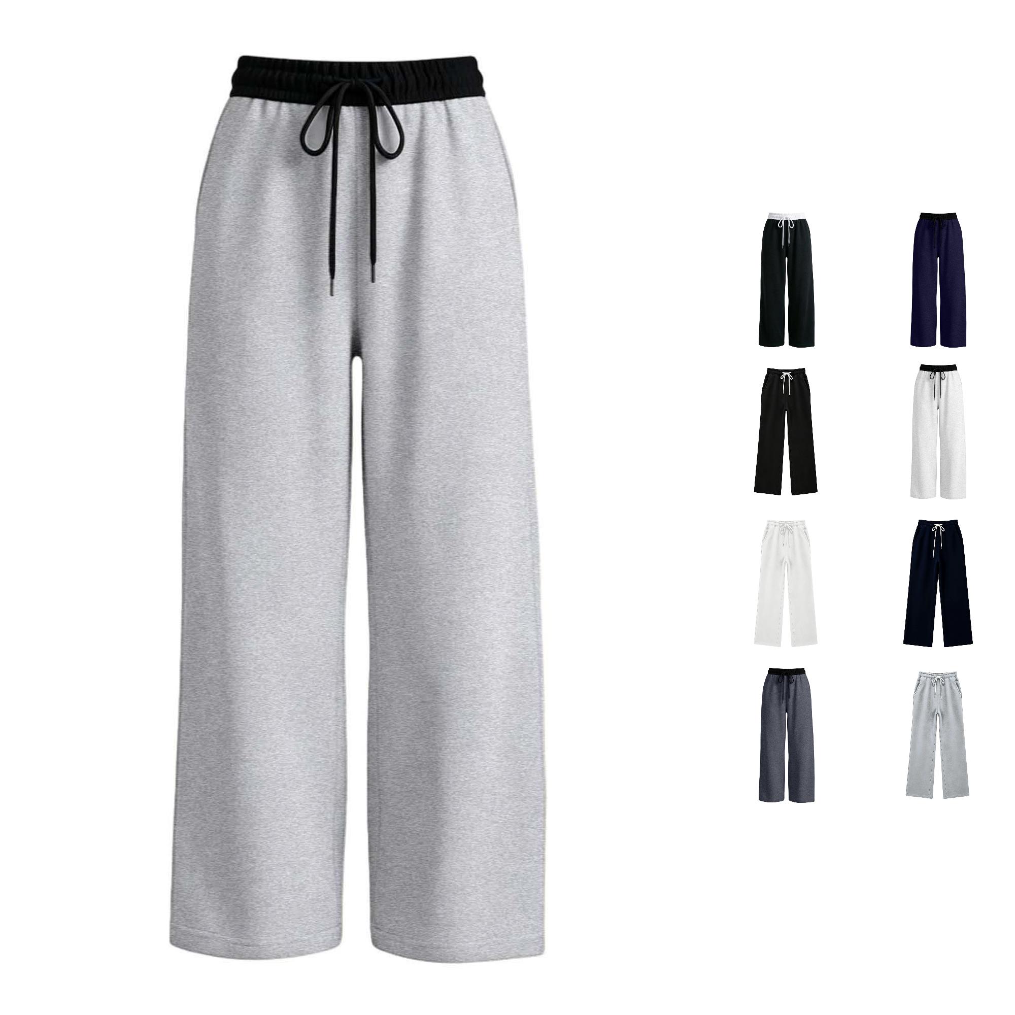 XINXIAOO Uniform Pants for Boys Girls Straight Leg Trousers with Pockets Comfort Back to School Clothes Girls Boys Size 9-10 Years Pants