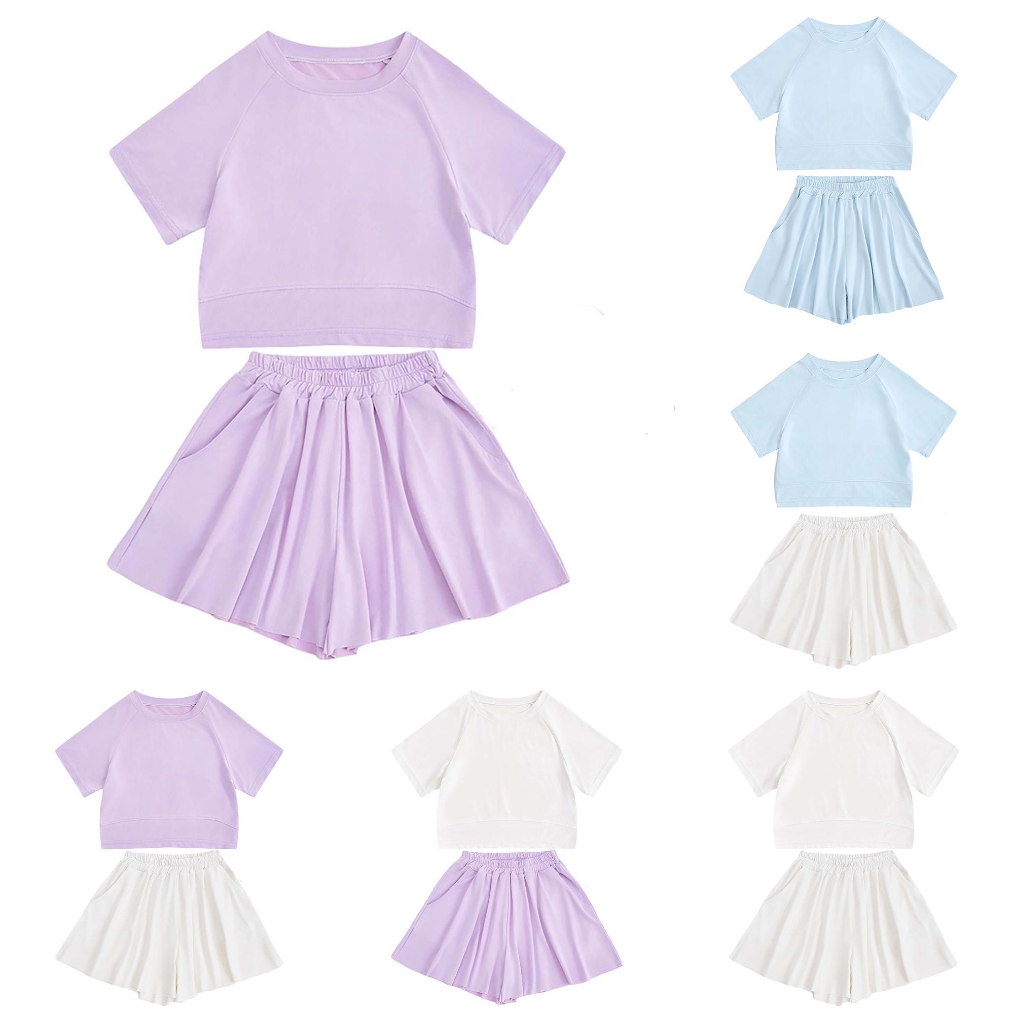 XINXIAOO Unisex Kids Short Set Casual T-Shirt and Shorts Soccer Shirts for Boys 5-6 Years