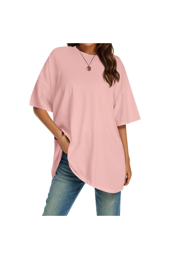Women Crew Neck Fitted Shirt Basic Tops Short Sleeves Summer T Shirt Tops Classic T Shirt Tee Size Small Womens Tops Long Sleeve Polyester T Shirt Women Womens Stretch T Shirt Women Women