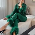 thumbnail image 1 of XINXIAOO Women Long Tops Long Set 2 Sleeve Piece Sleepwear Pants Women Suits Sets Womens Christmas Pajama Set Sleep Shorts for Women Pack Womens Pajamas Extra Small Two Wear Women S Pajamas Set Women, 1 of 3