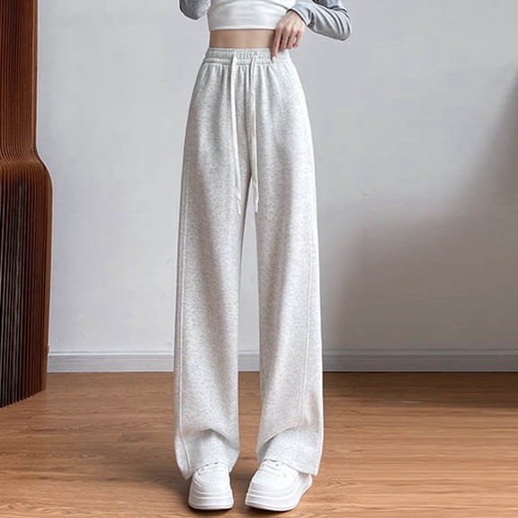 XINXIAOO Women Pants for Women Casual White Womens Pants Lightweight Summer Pants Women Trousers High Waisted Women Summer Outfits