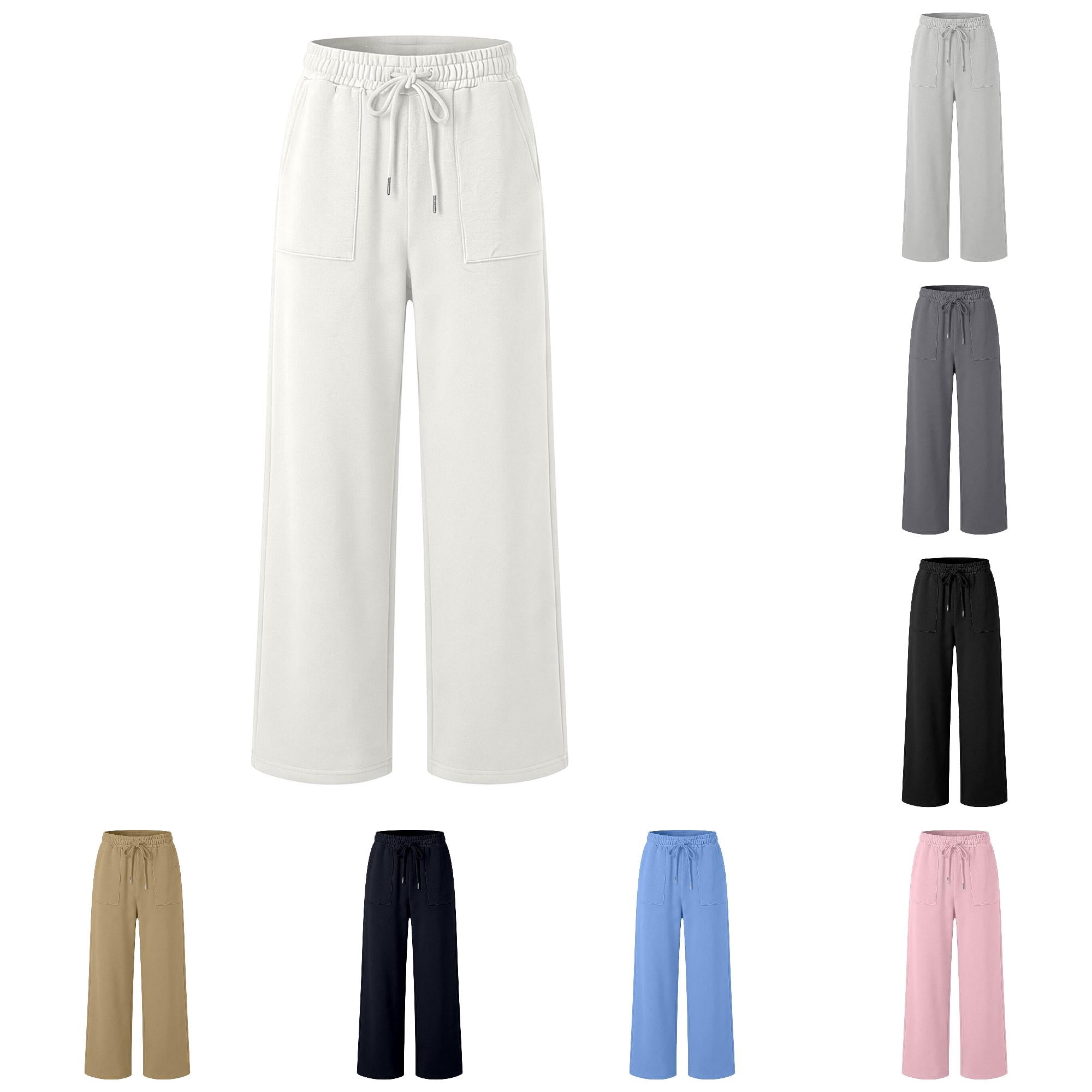 XINXIAOO Women Sweatpants High Waisted Lounge Sweatpants Soft Spring ...