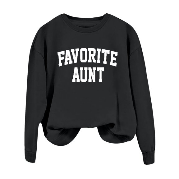XINXIAOO Women Sweatshirt Long Sleeve Sweatshirt Women Pullover Black Big and Tall Crewneck Sweatshirt Women Fall Trending Fashion