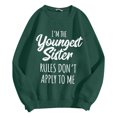 thumbnail image 1 of XINXIAOO Women Sweatshirts Sweat Shirts Women Long Sleeve Womens Pullovers Green Sweatshirt Fall Clothing Women Clothing, 1 of 5