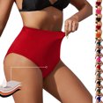 thumbnail image 1 of XINXIAOO Women's Bikini Bottoms Mid Waisted Retro Basic Full Coverage Swimsuit Quick Dry Swimsuit Shorts, Size XXL, 1 of 3