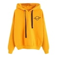 thumbnail image 1 of XINXIAOO Women's Hoodies Sweatshirts Long Sleeve Hoodie Womens Hoodies Pullover Soft Hoodie Yellow Hoodies for Women Womens Fall Outfits 2025 Preppy Clothes Teen Girl, 1 of 3