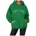 thumbnail image 1 of XINXIAOO Women's Hoodies Sweatshirts Long Sleeve Hoodie for Women Pullover Cute Hoodies Green Sweatshirt Winter Tops Graphic Hoodies for Women, 1 of 4