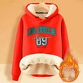 thumbnail image 1 of XINXIAOO Women's Hoodies Sweatshirts Long Sleeve Womens Pullover Sweatshirt Oversized Sweatshirt for Women Red Sweatshirts for Women Fall Tops College Wear, 1 of 3