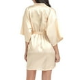 thumbnail image 1 of XINXIAOO Women's Soft Long Satin Robes Long Silk Robes Full Length Robes Kimonos Bath Robe Dressing Gowns Button down Nightgowns plus Size Gowns Sleepwear 2x Lightweight Nightgowns plus Size Comfy, 1 of 9