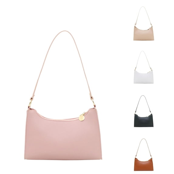 XINXIAOO Women's Solid Color Underarm Bag, Artificial Leather Phone Shoulder & Messenger Purse