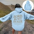 thumbnail image 1 of XINXIAOO Women's Sweatshirts Hoodies Jesus Hoodies Letter Print Hoodies Oversized Pullover Sweatshirts Fall Fashion Teen Clothing, 1 of 6