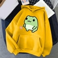 thumbnail image 1 of XINXIAOO Women's Sweatshirts Hoodies Long Sleeve Hoodie Pullover Hoodie Sweatshirt Oversized Sweatshirt for Women Yellow Crewneck Womens Clothes Trendy Fall 2025 Trending Clothes, 1 of 3