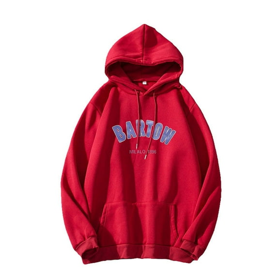 XINXIAOO Women's Sweatshirts Hoodies Long Sleeve Pullover Hoodies for Women Oversized Hoodie for Women Red Sweatshirt Women's Fall Clothes Trendy Clothes for Teen Girls