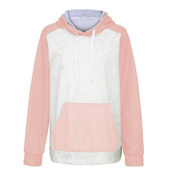 XINXIAOO Women's Sweatshirts Hoodies Long Sleeve Women Pullover Oversized Sweatshirt for Women Pink Sweatshirt Winter Tops Women’S Clothing