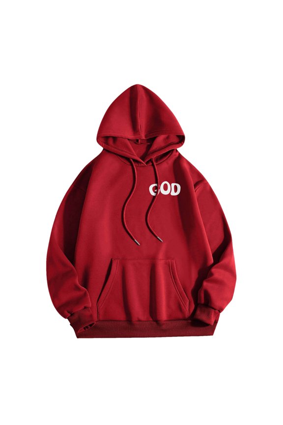 Women's Sweatshirts Hoodies Long Sleeve Womens Pullover Soft Hoodie Red Hoodies Woman Cute Fall Clothes Cute Clothes