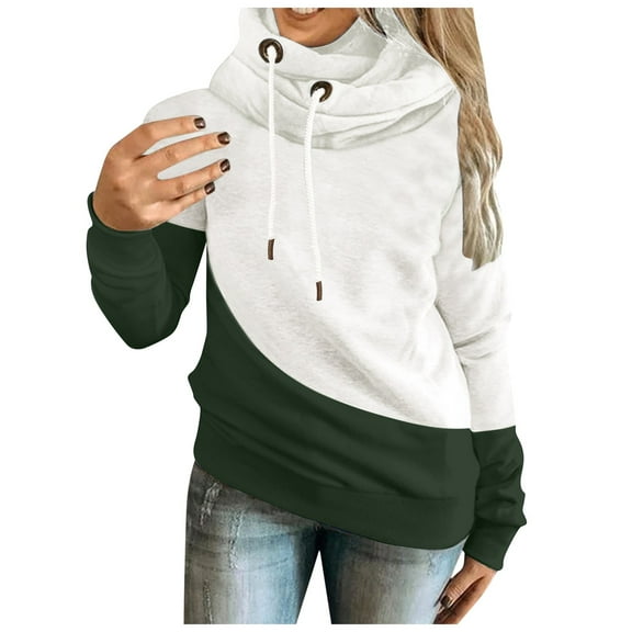 XINXIAOO Womens Hoodies Long Sleeve Hoodie Pullover Hoodie Sweatshirt Graphic Hoodies for Women Army Green Hoodies Fall Essentials Women's Clothes