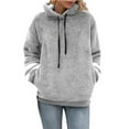 thumbnail image 1 of XINXIAOO Womens Hoodies Long Sleeve Hoodie Women Pullover Cozy Sweatshirts for Women Grey Hoodie Womens Fall Outfits Women’S Clothing, 1 of 7