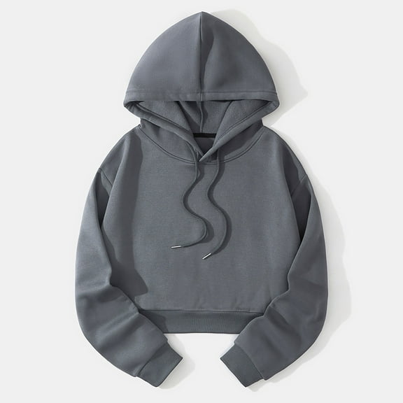 XINXIAOO Womens Hoodies Long Sleeve Hoodie for Women Pullover Oversized Hoodie for Women Grey Hoodie Women Fall Fashion Preppy Teen Clothes