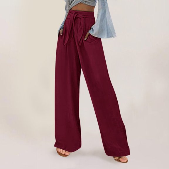 XINXIAOO Womens Pants Women's Casual Pants Pants Loose Pants for Women Wide Leg Trousers Women Womens Capris for Summer