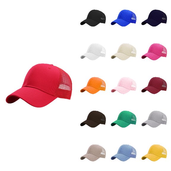 XINXIAOO Womens Red Baseball Cap Lightweight Quick Drying Mesh Dad Hat for Outdoor Sports Workout and Training